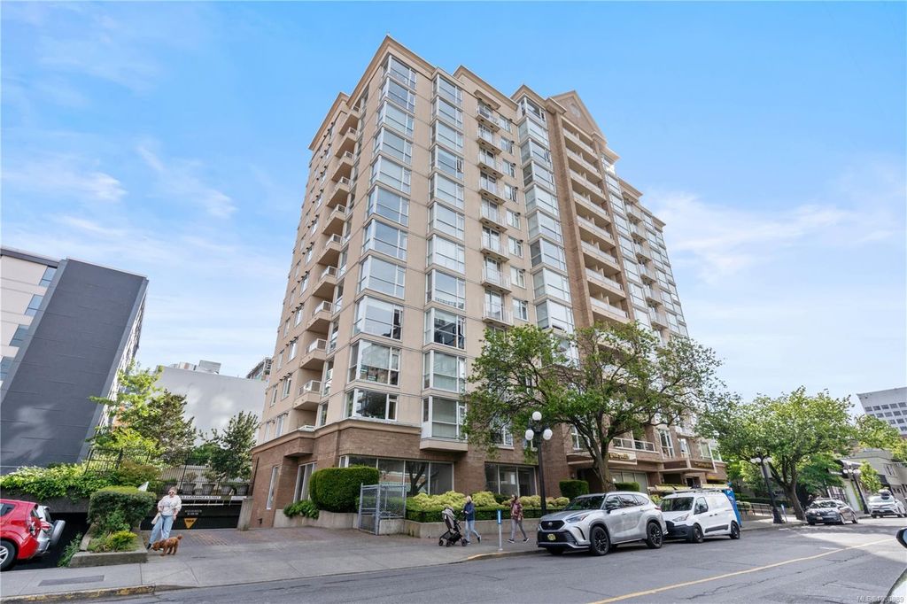 The Metropolitan condo building, in Downtown, Victoria BC