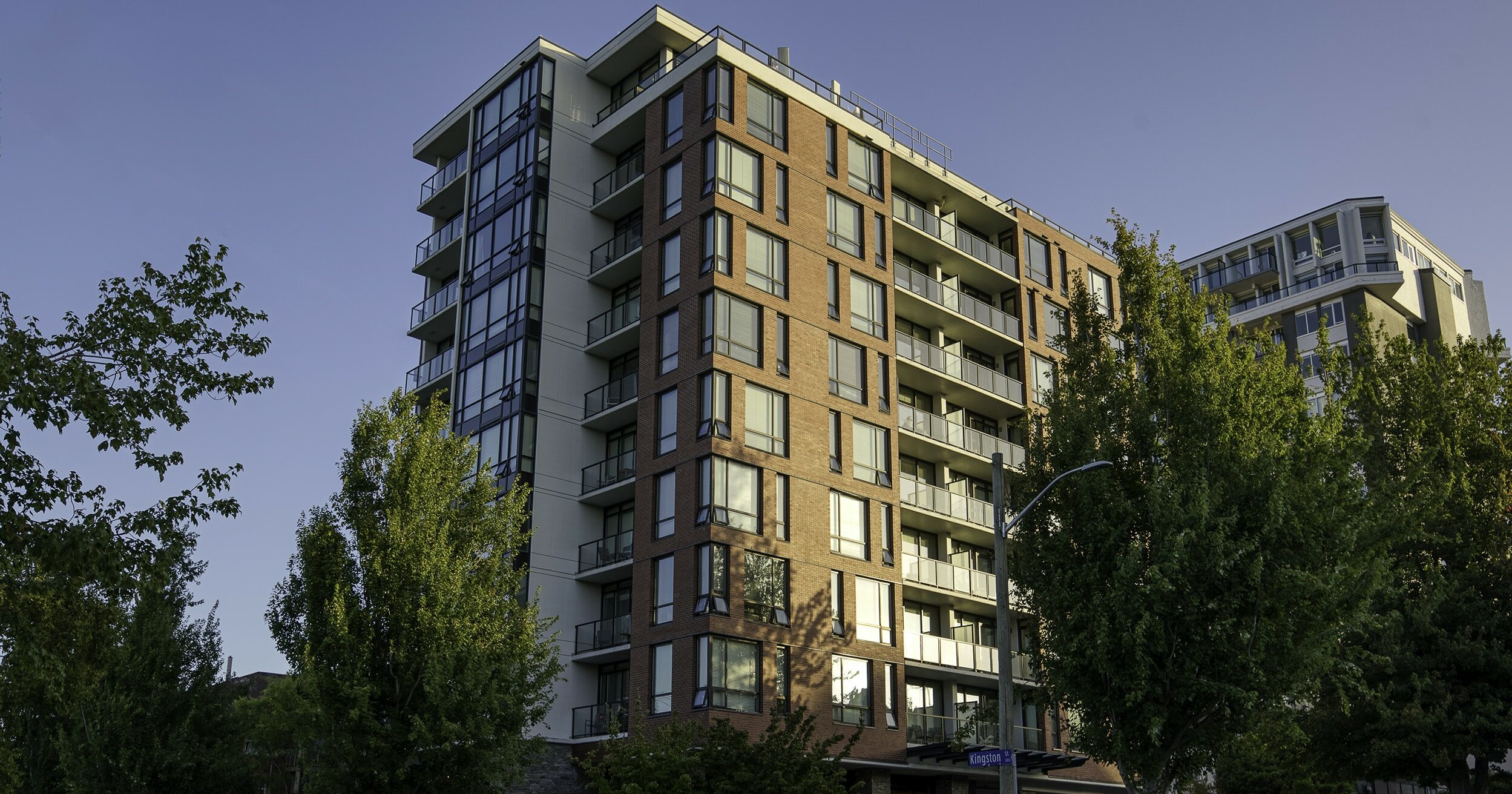 The Oswego condo building, in James Bay, Victoria BC