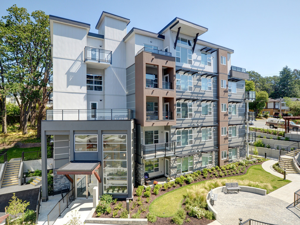 The Shire Condos condo building, in Quadra, Victoria BC