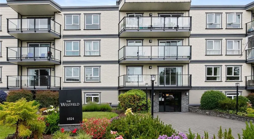 The Westfield condo building, in Fairfield West, Victoria BC