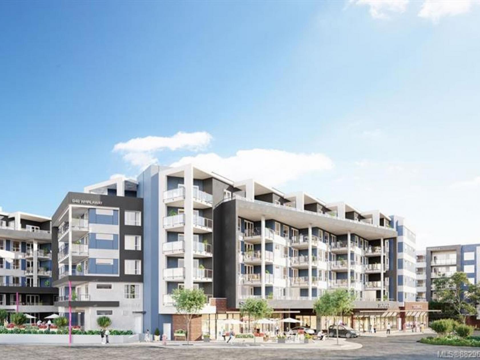 Triple Crown Residence III condo building, in Florence Lake, Victoria BC