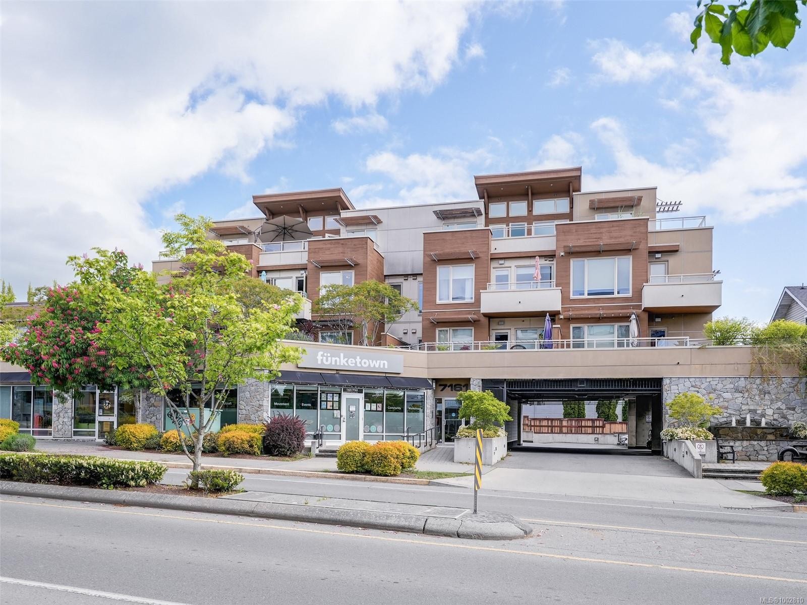 Brentwood Bay Village condo building, in Brentwood Bay, Victoria BC