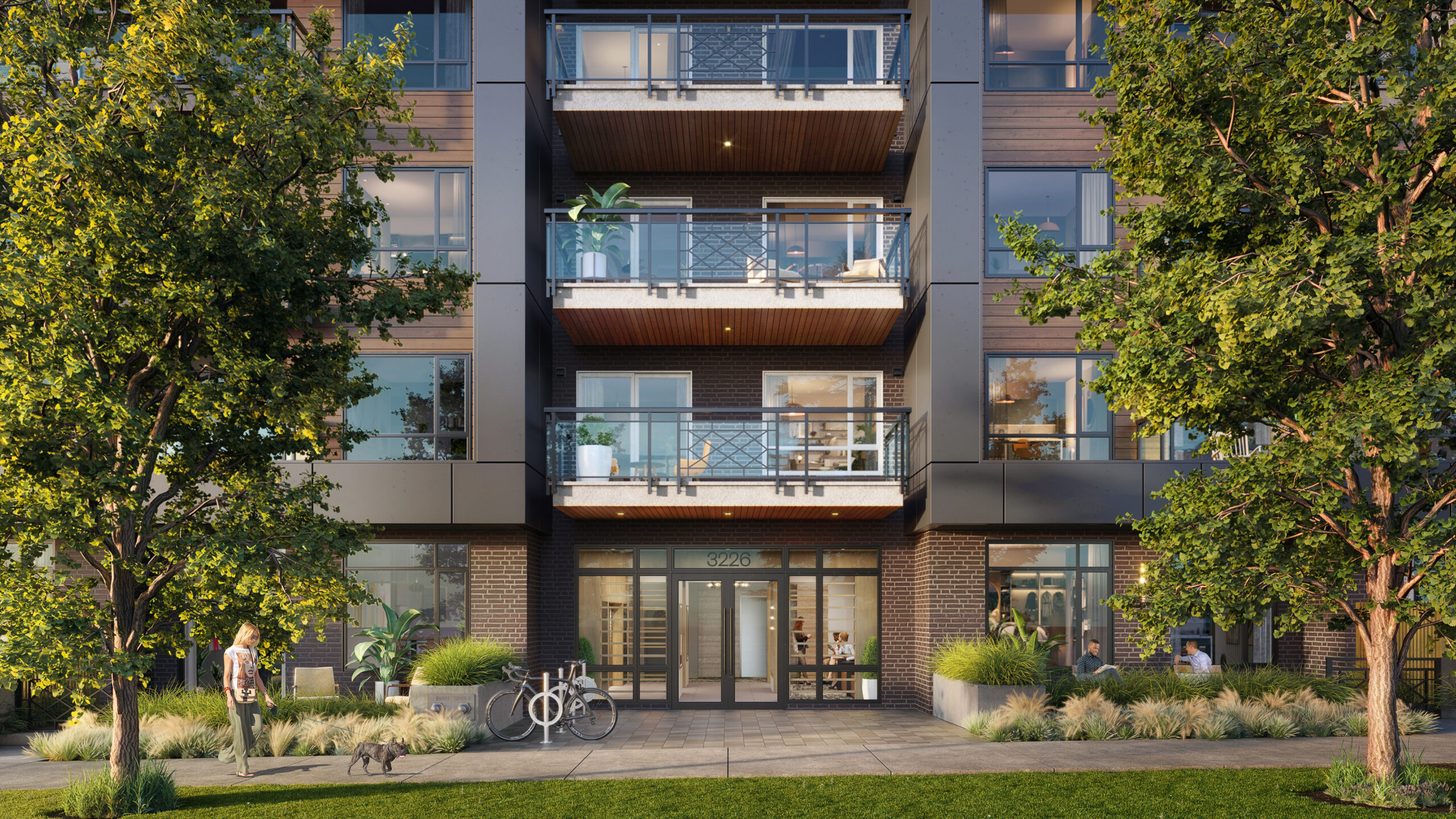 Oak & Stone condo building, in Cedar Hill, Victoria BC